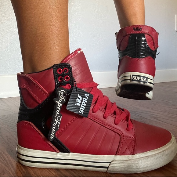 Red SUPRAS Men’s 5 / Women’s 7 - Picture 4 of 5